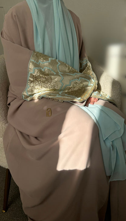 Mint Blue Abaya