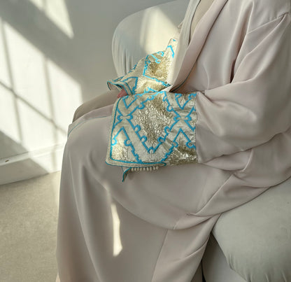 Summer Blue Abaya