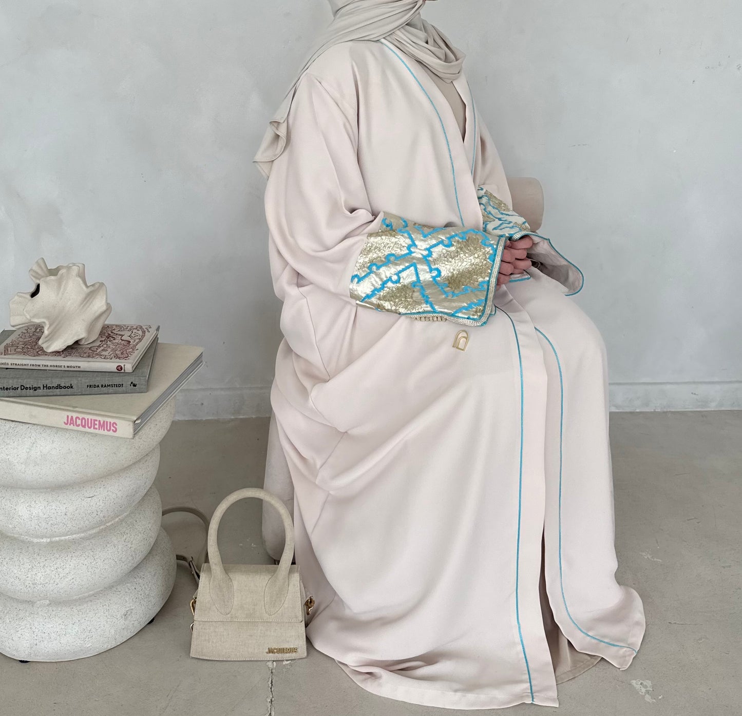 Summer Blue Abaya