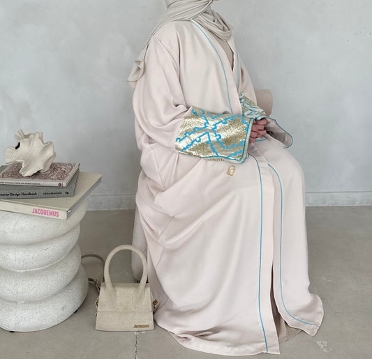 Summer Blue Abaya