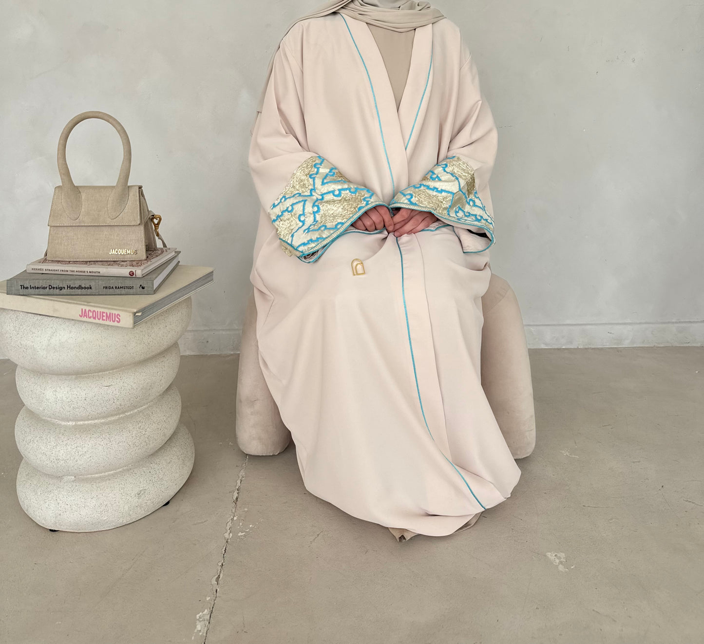 Summer Blue Abaya