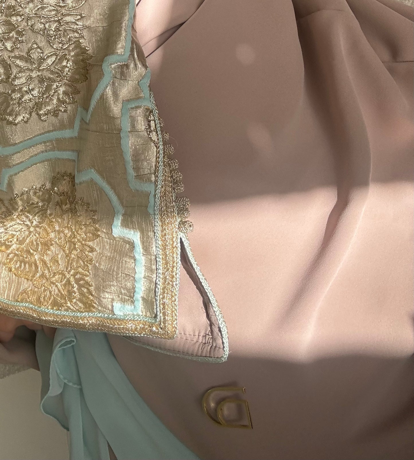 Mint Blue Abaya